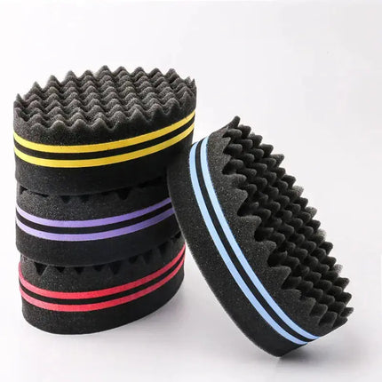 Oval Double Sides Magic Twist Hair Brush Sponge Brush For Natural Afro Coil Wave Dread Sponge Brushes Hair Braids Braiding Hair - Premium  from FRANTZDOL STORE  - Just $3.99! Shop now at FRANTZDOL STORE 