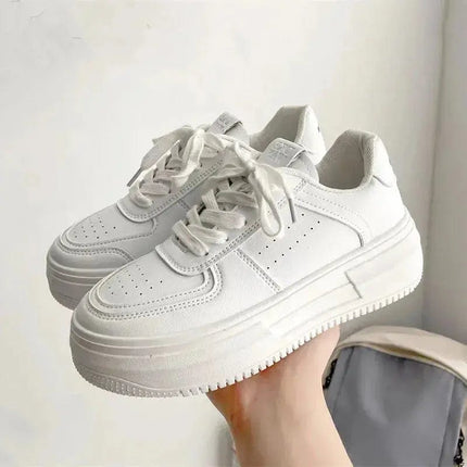 Women's sports shoes Women Sneakers Fashion Shoes spring Trend Casual Sneakers Female Comfort White Vulcanized Platform Shoes 41 - Image #1