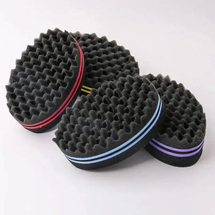 Oval Double Sides Magic Twist Hair Brush Sponge Brush For Natural Afro Coil Wave Dread Sponge Brushes Hair Braids Braiding Hair - Premium  from FRANTZDOL STORE  - Just $3.99! Shop now at FRANTZDOL STORE 