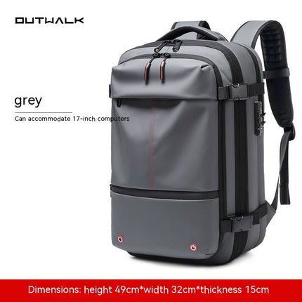 Travel Backpack Men's Business Multifunction Computer Bag Vacuum Compression Large-capacity Backpack HEBDO STORE