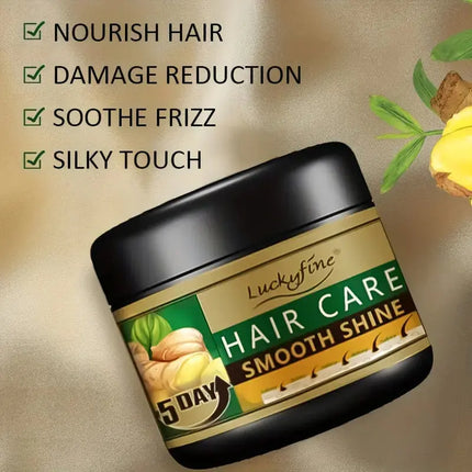 Ginger Hair Cream Thick Hair Deep Cleaning And Smoothing Hair Repair Dry Hair And Frizz Hair Care Cream - Premium  from FRANTZDOL STORE  - Just $15! Shop now at FRANTZDOL STORE 