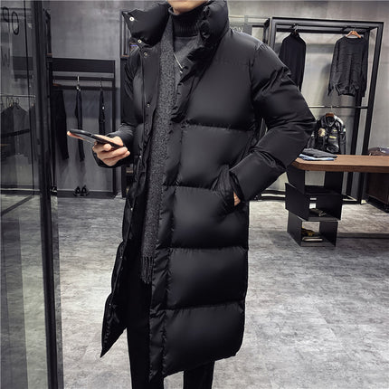 Men's Casual Thick Standing Collar Cotton Jacket HEBDO STORE